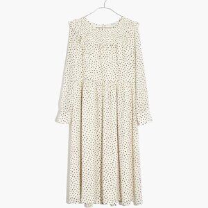 Madewell Polka Dot Midi Dress